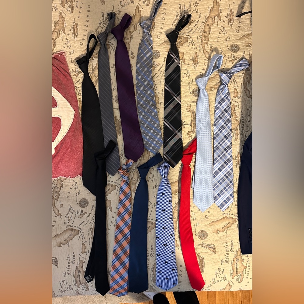 Assortment of ties- DKNY- Vineyard Vines-Michael Kors +MORE
